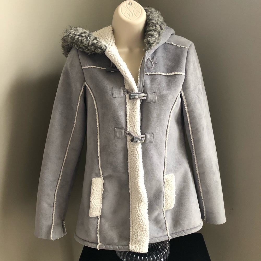 Justice Coat Girls Faux suede/fur